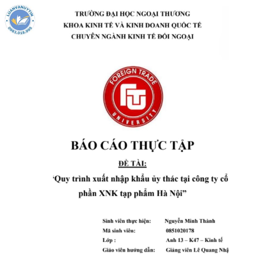 Tuyển chọn mẫu bài báo cáo thực tập Logistics xuất sắc nhất 2024 4 Báo cáo thực tập Logistics mẫu 3