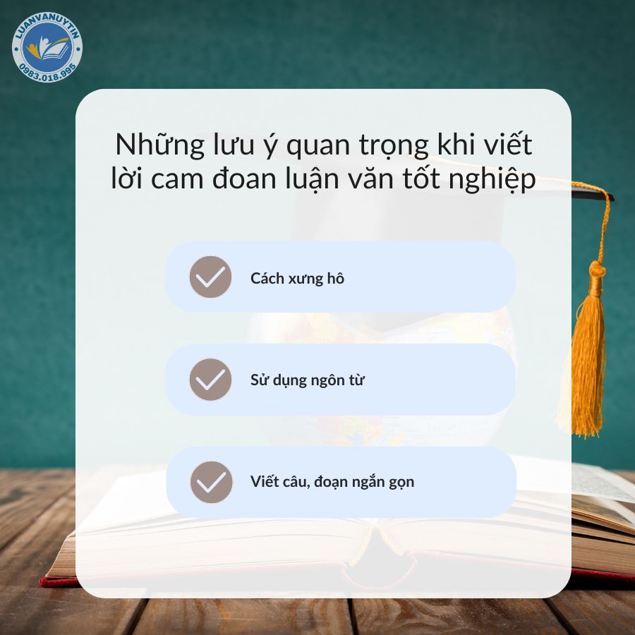 Top 30 mẫu lời cam đoan luận văn tốt nghiệp hay nhất 2024 12 Những lưu ý quan trọng khi viết lời cam đoan luận văn tốt nghiệp