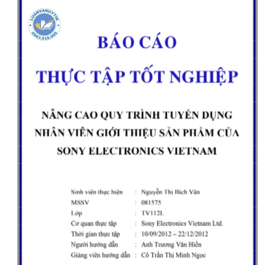 Tải miễn phí 10 mẫu báo cáo thực tập thực trạng công tác tuyển dụng nhân lực hay nhất 2024 4 Mẫu báo cáo thực tập thực trạng công tác tuyển dụng nhân lực số 2