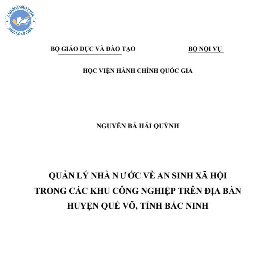 Tổng hợp 50 đề tài + mẫu luận văn quản lý nhà nước về an ninh trật tự đạt điểm cao 3 Mẫu luận văn quản lý nhà nước về an ninh trật tự số 3