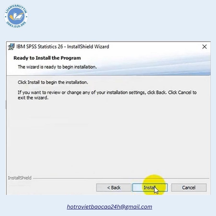 Tải SPSS 26 Full Crack vĩnh viễn + Hướng dẫn cài đặt chi tiết 8 Bắt đầu quá trình cài đặt