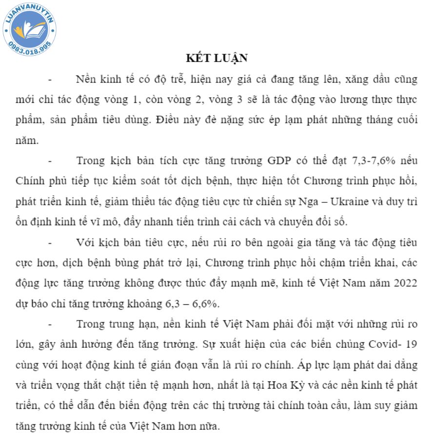 Tham khảo chi tiết cách làm & 10 mẫu phần kết luận của bài tiểu luận các chủ đề hay nhất 2024 6 Mẫu phần kết luận của bài tiểu luận về lạm phát