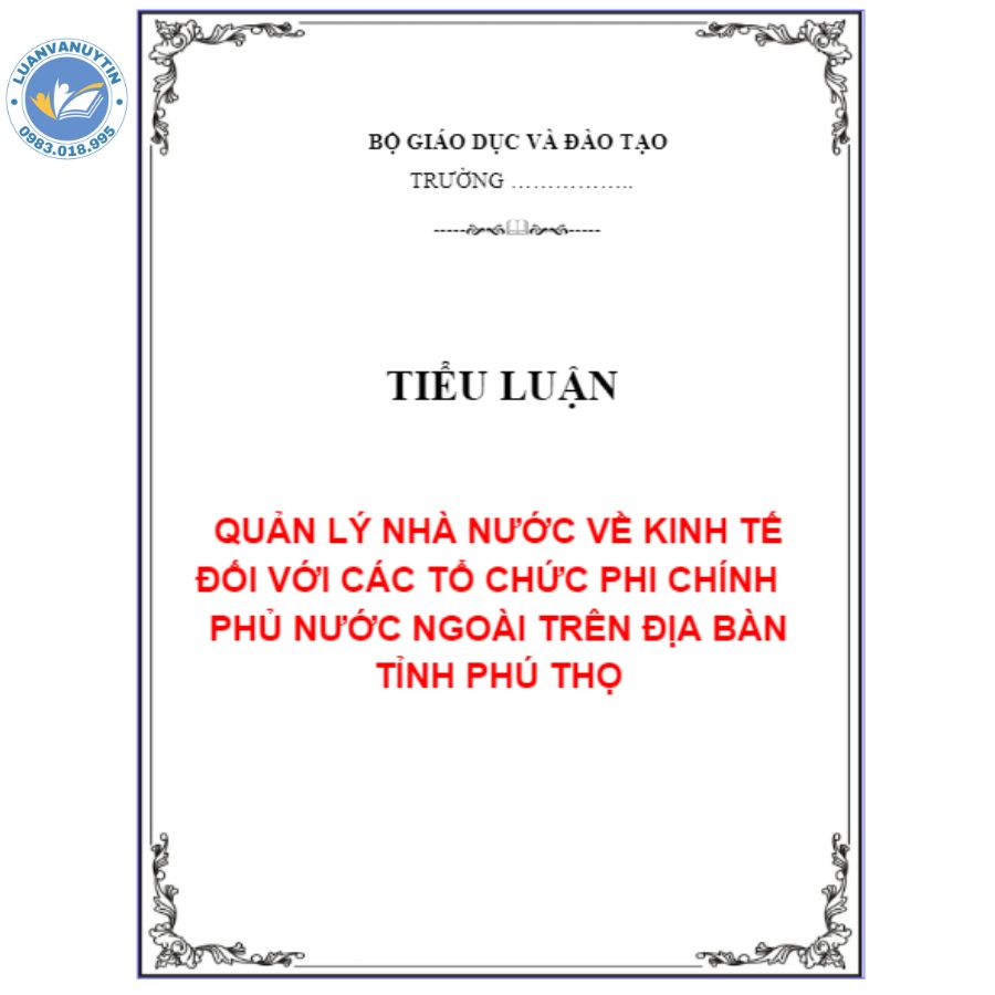 Tải miễn phí 10 mẫu & 60+++ đề tài tiểu luận môn quản lý nhà nước về kinh tế chọn lọc hay nhất 2024 7 Mẫu tiểu luận môn quản lý nhà nước về kinh tế số 05