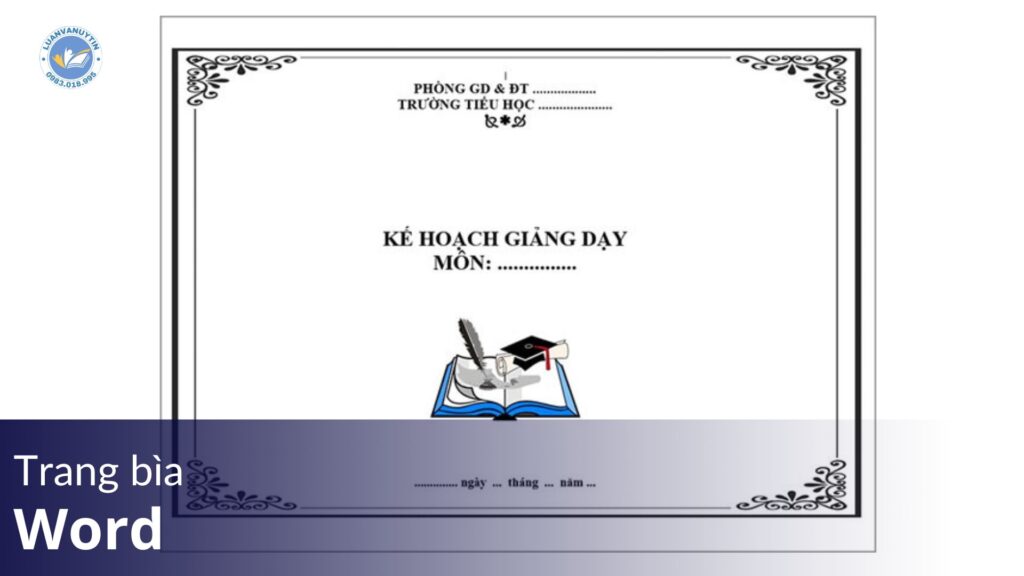 Cách làm trang bìa word đơn giản trong vòng 5 phút 23 Trang bìa Word