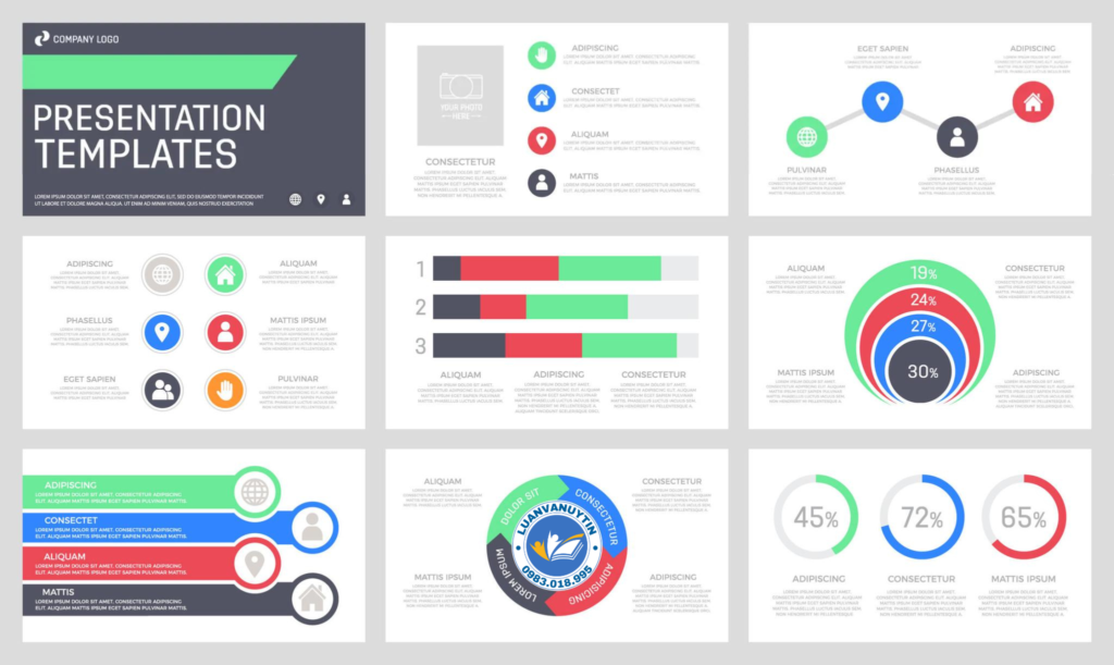1 số mẫu slide powerpoint của Luận Văn Uy Tín