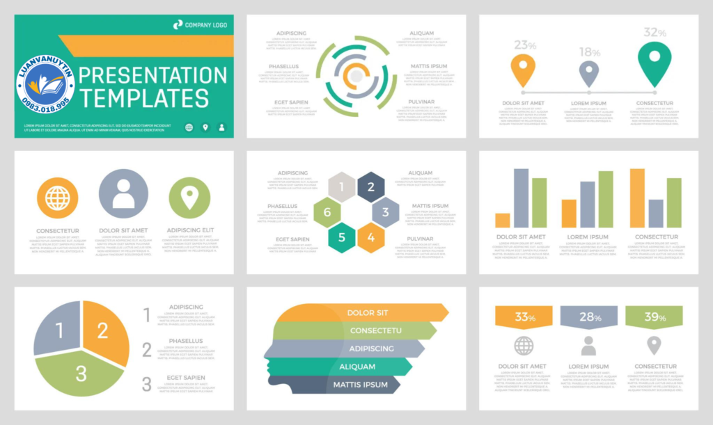 1 số mẫu slide powerpoint của Luận Văn Uy Tín
