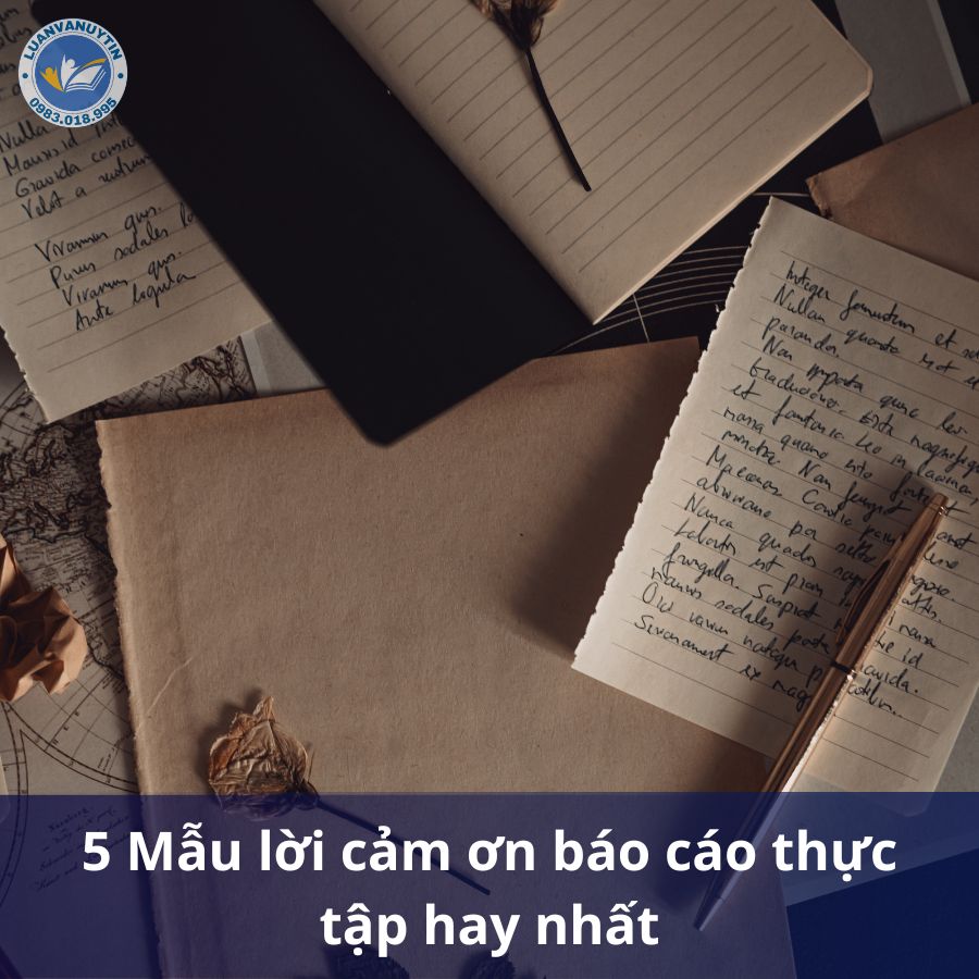 5 Mẫu lời cảm ơn báo cáo thực tập hay nhất