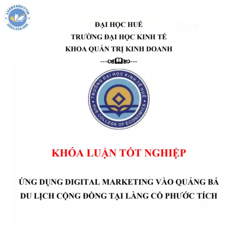 Mẫu luận văn marketing online số 1