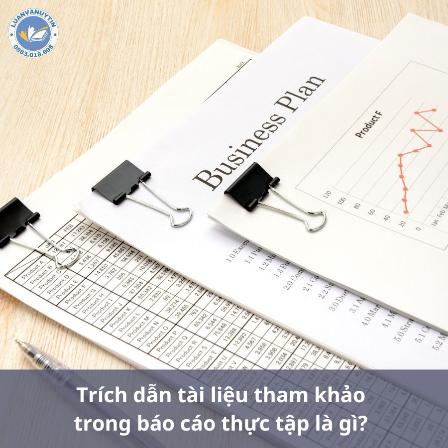 Trích dẫn tài liệu tham khảo trong báo cáo thực tập là gì?