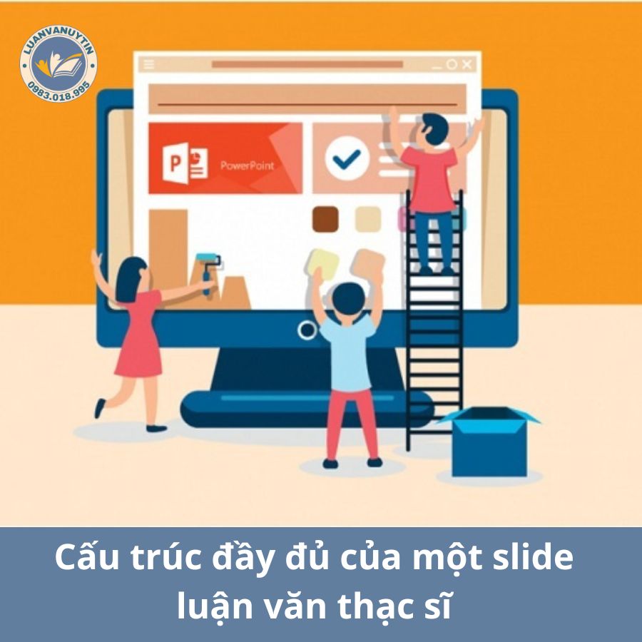 Cấu trúc đầy đủ của một slide luận văn thạc sĩ