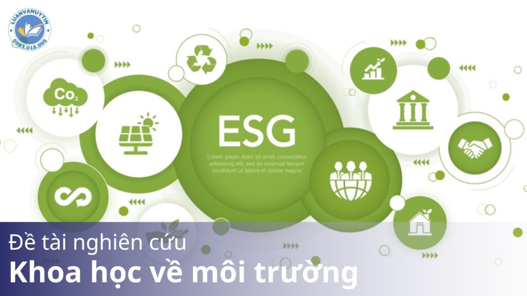 Đề tài nghiên cứu khoa học về môi trường