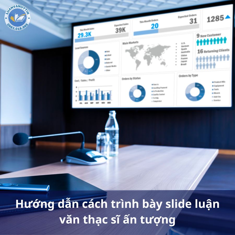 Hướng dẫn cách trình bày slide luận văn thạc sĩ ấn tượng
